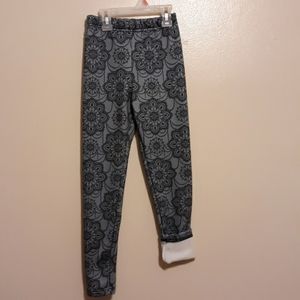 Girls Fleece Lined Leggings
